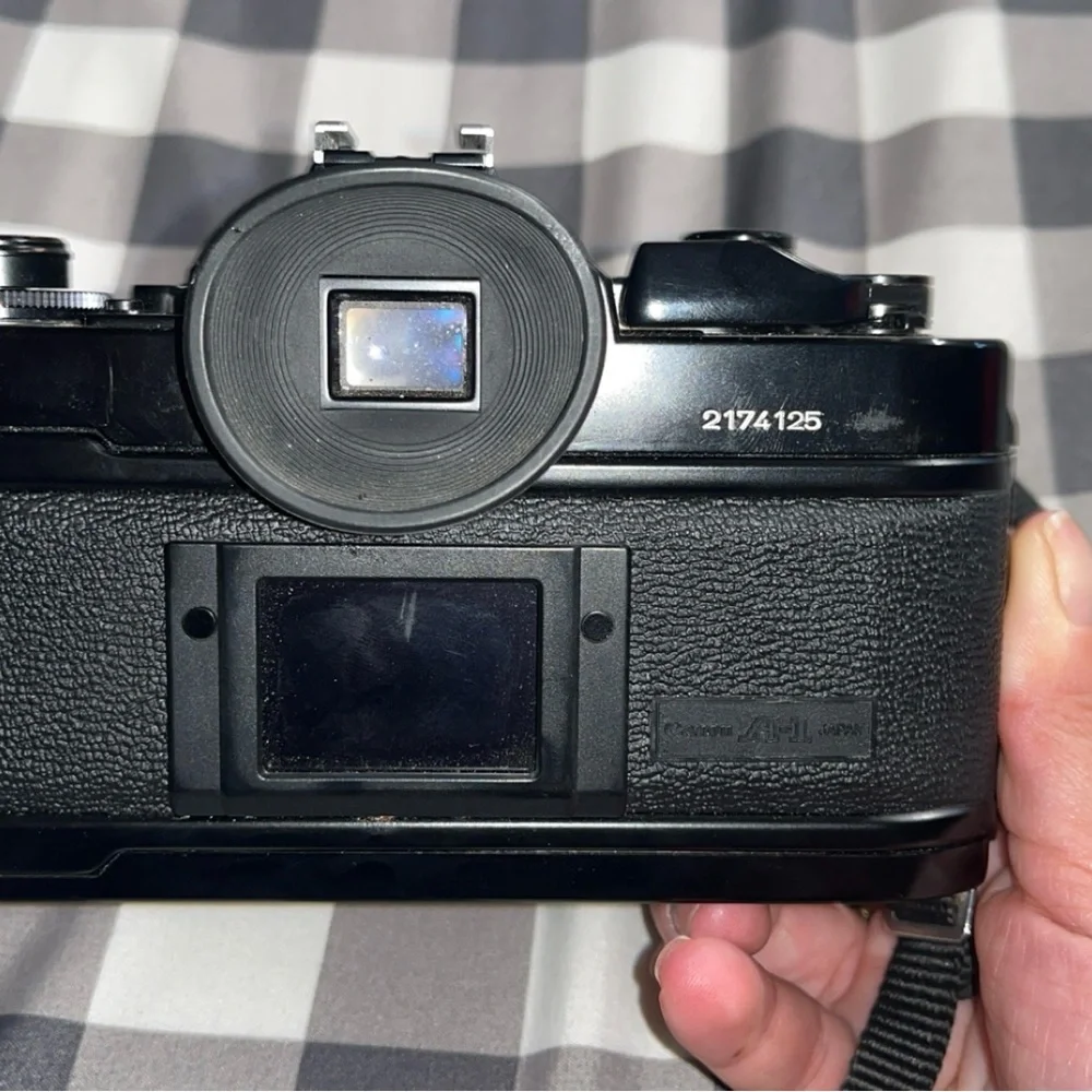 Canon A-1 Black Film Camera